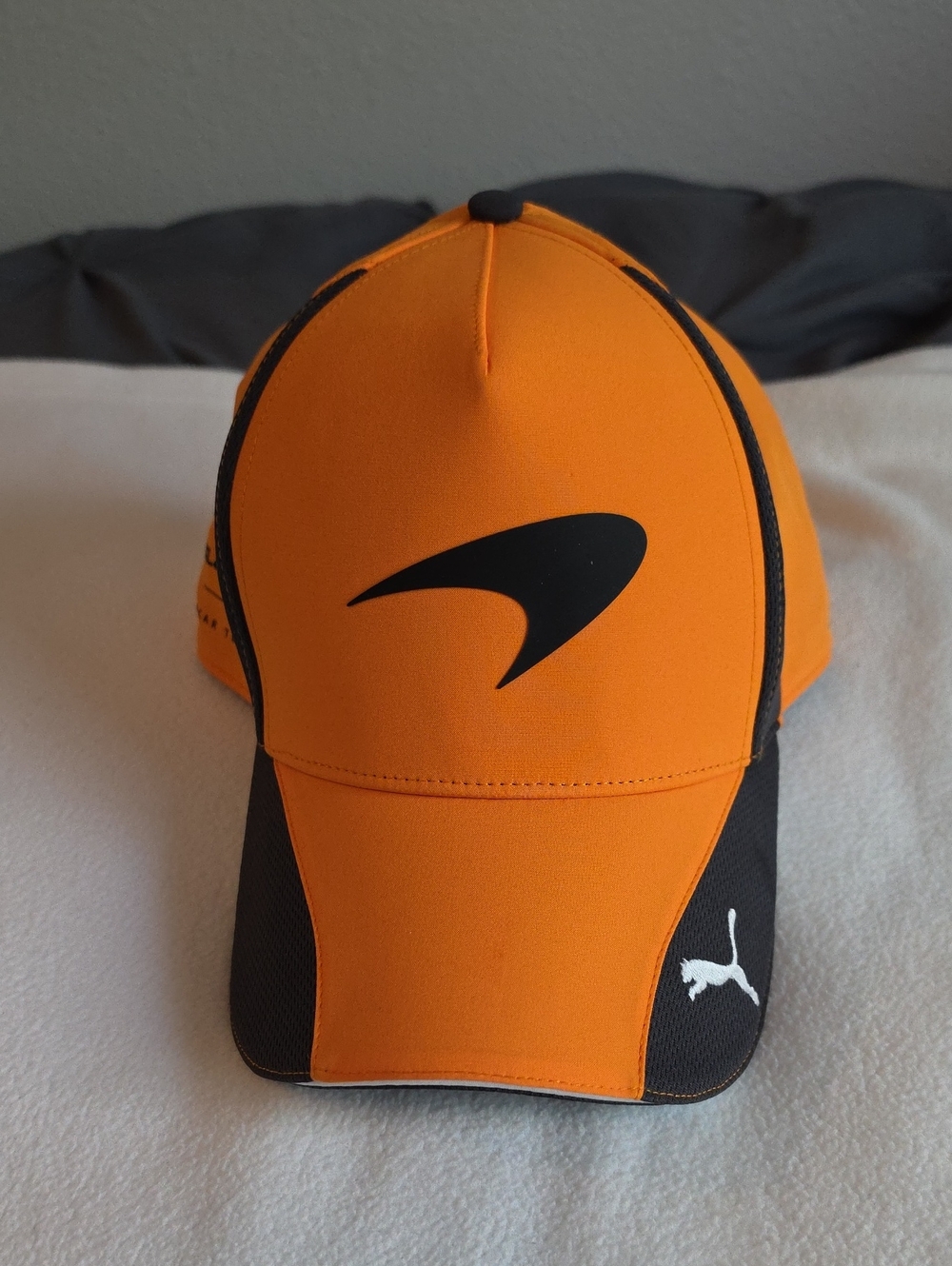 Puma Orange and Black Performance Logo Cap From INDY 500 VIP Lounge